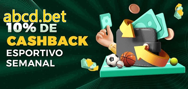 10% de bônus de cashback na abcd.bet