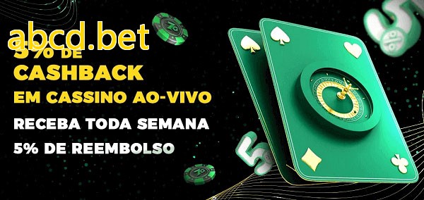 Promoções do cassino ao Vivo abcd.bet